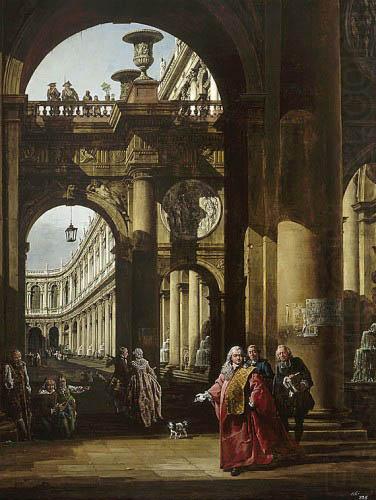 Bernardo Bellotto Self-portrait as Venetian ambassador. china oil painting image